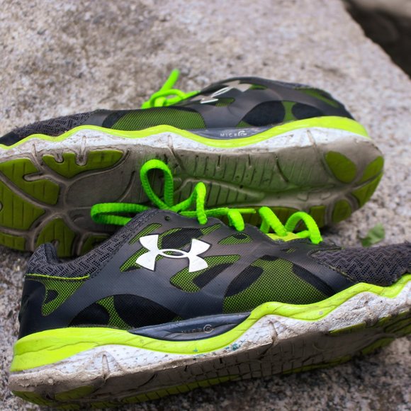 mens green under armour shoes